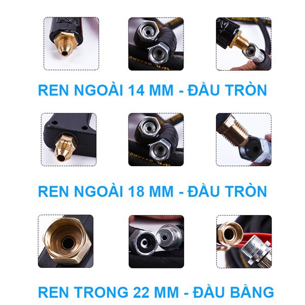 Ống dây rửa xe cho máy bơm xịt rửa áp lực cao S1