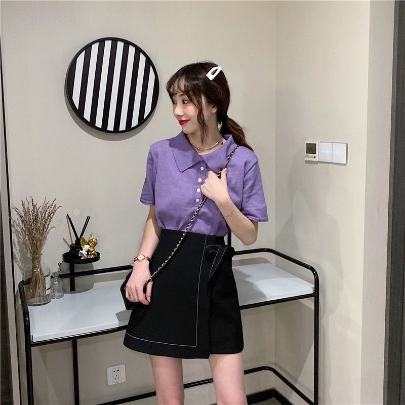 Chân váy ngắn công sở chữ A viền chỉ nổi phối nơ đơn giản độc đáo sang trọng vô cùng tôn dáng Mely's Fashion MLCV_002 | BigBuy360 - bigbuy360.vn