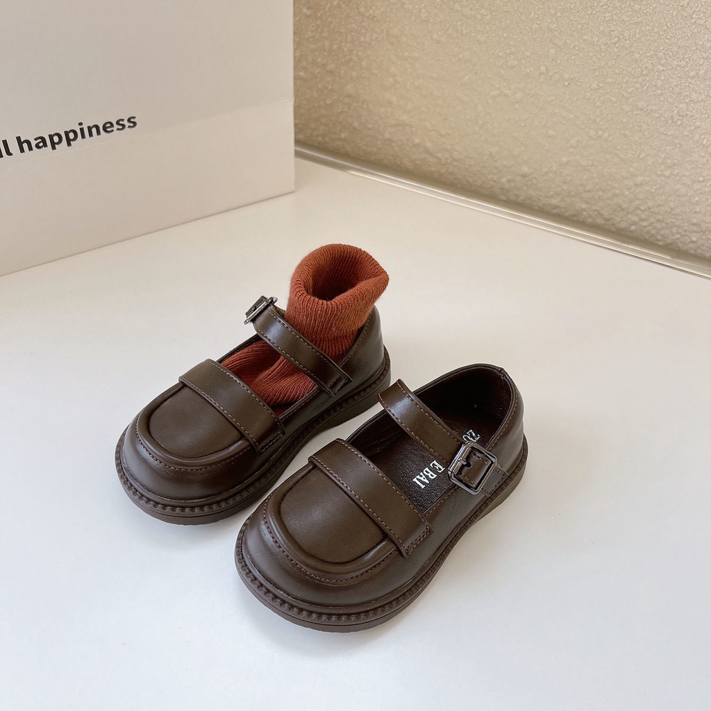 Giày sandal Bằng Da Phong Cách Anh Quốc Thời Trang Mùa Xuân Dành Cho Bé Trai Tập Đi 2022