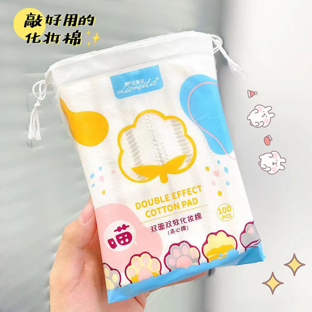 Set 200 Bông Trang Điểm Cotton Mềm Chất Lượng Cao