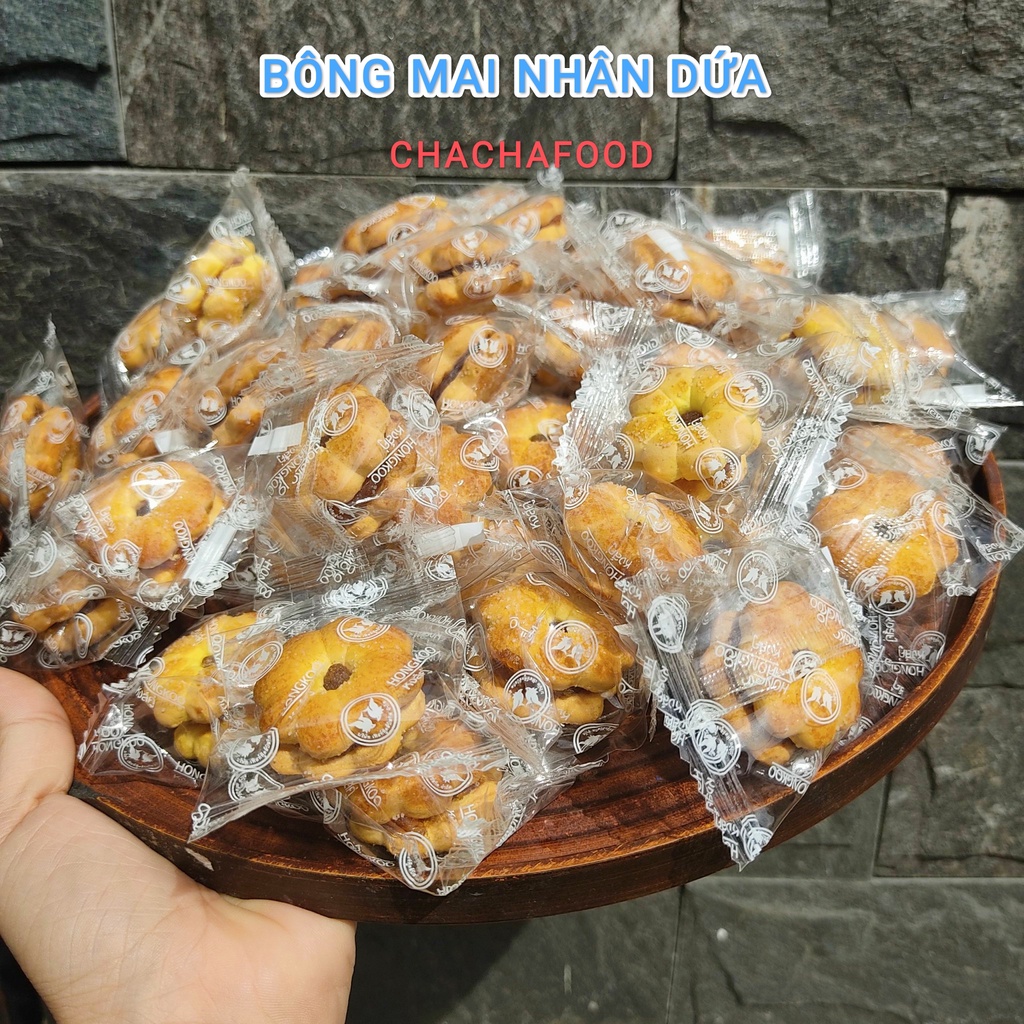 LON PET 180Gr Bánh Bông Mai Nhân Dứa Thái Lan