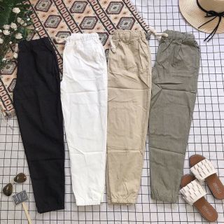 QUẦN KAKI LƯNG THUN DÂY RÚT