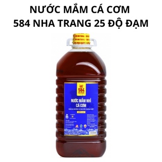 Nước Mắm Nhỉ Cá Cơm 584 Nha Trang 25 Độ Đạm Loại 5 Lít