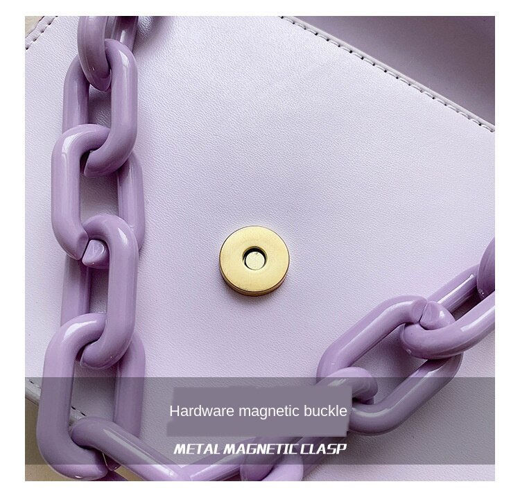 Túi đeo vai IELGY màu trơn thời trang dễ phối cho nữ