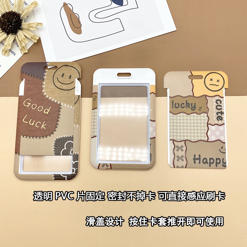 Vỏ Bọc Thẻ Tên Kèm Dây Đeo Thời Trang Cho Học Sinh