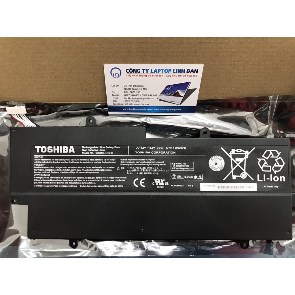 Pin Toshiba (Original) Portege Z830 Z835 Z930 Z935 PA5013 PA5013U-1BRS Battery