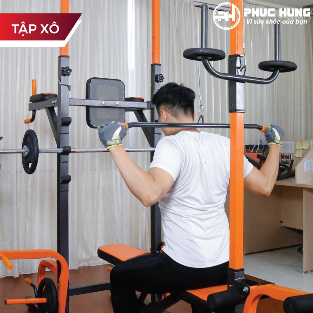 Giàn tạ đa năng nhiều bài tập AS 1000