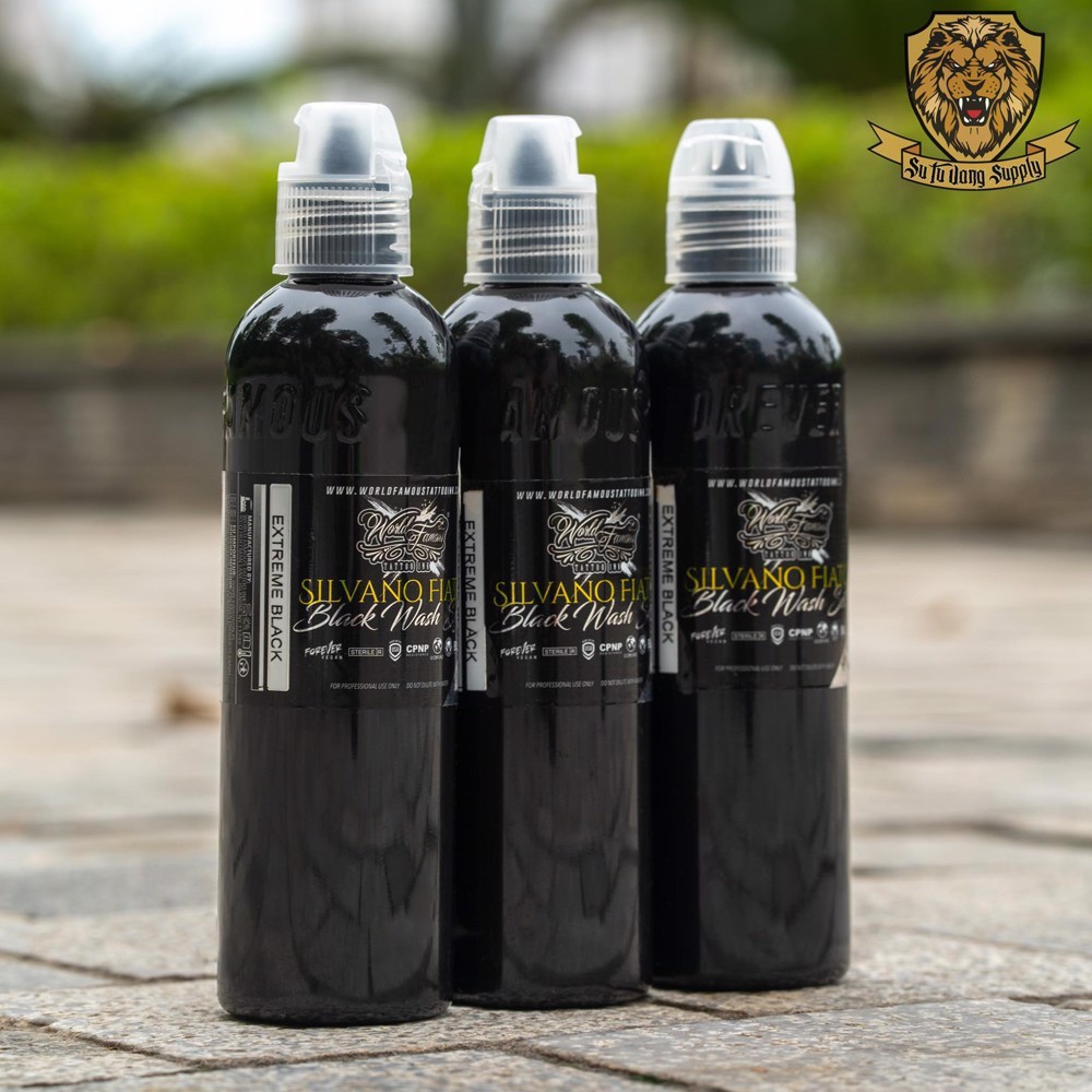 Mực xăm đen Extrem Black - World Famous Ink