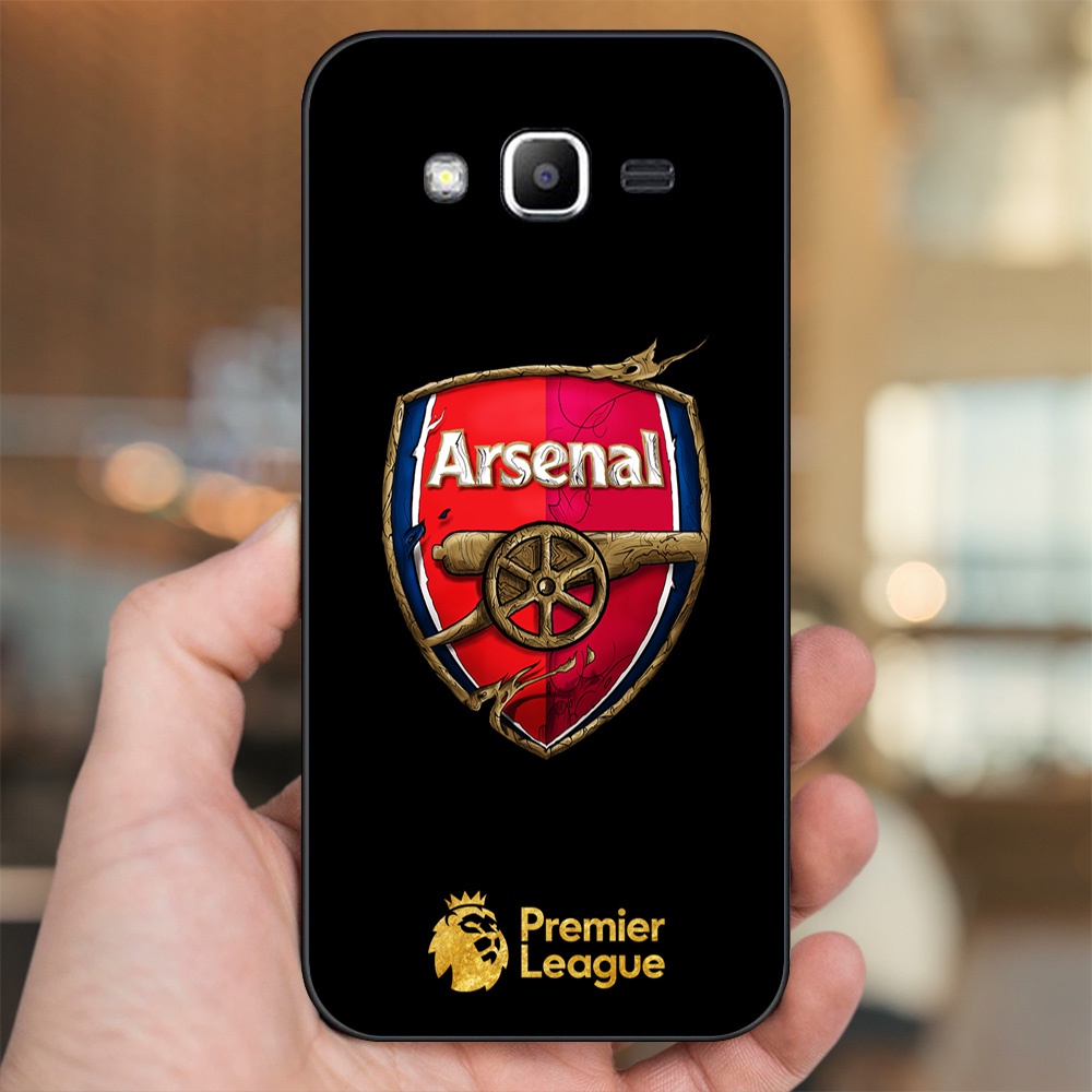 Ốp lưng Samsung J2 Prime, J3 2016, J5 2015 viền đen in hình Arsenal FC
