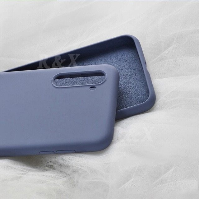 Ốp Lưng Silicone Mềm Màu Trơn Đơn Giản Cho Realme C17 C12 C11 C15 C3 6i 6 Pro 5i 5 Pro 3