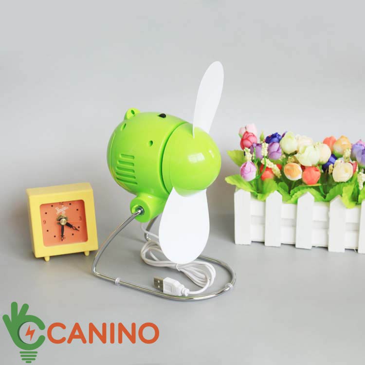 Quạt Con Cóc 🍀FREESHIP🍀 Quạt Con Cóc Mini Cắm Cổng USB Canino