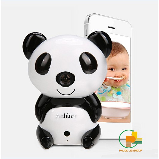 Camera Arshiner trông trẻ hình gấu trúc