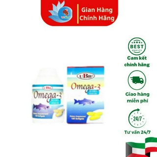 Viên dầu cá omega 3 alaska fish oil ubb 100 viên
