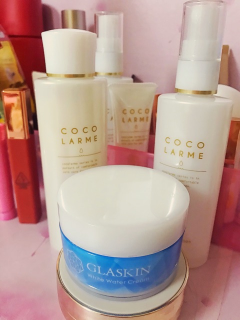 Combo COCOLARME Cấp Nước, Dưỡng Trắng: Cocolarme Natural Lotion và Tinh Chất Dưỡng Trắng Cocolarme White Lotion