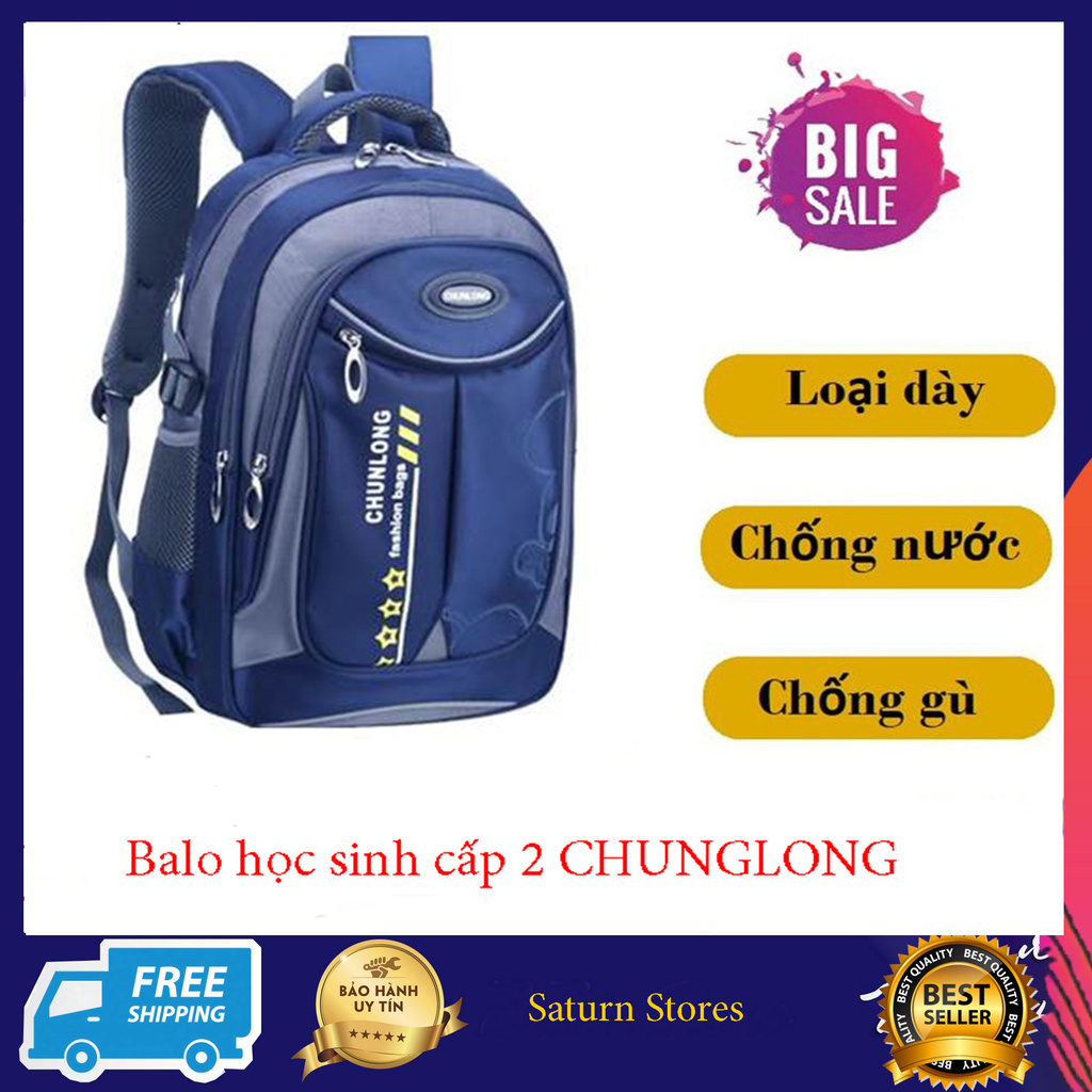 Balo chống gù -  Balo dành cho học sinh cấp1, cấp 2 -  thiết kế thông minh, gọn lẹ, bền đẹp