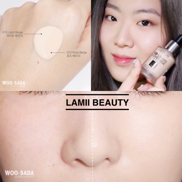 Kem Nền Catrice HD Liquid Coverage foundation 30ml - LAMII BEAUTY