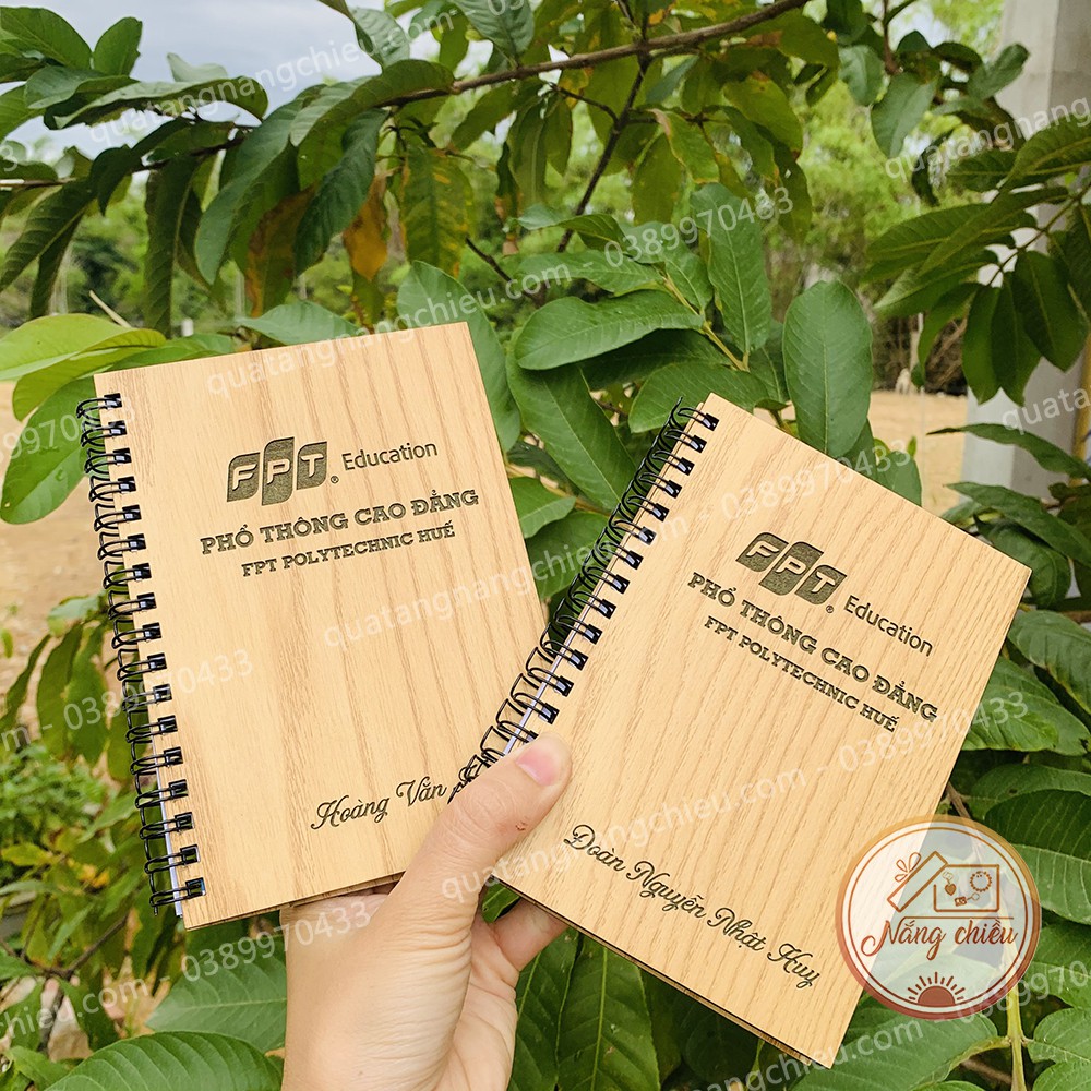 Sổ tay , sổ nhật kí, SỔ lưu bút, notebook khắc theo yêu cầu