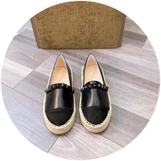 MỚI -  Giày slip-on đế cói viền đinh siêu chất mã T225 | BigBuy360 - bigbuy360.vn