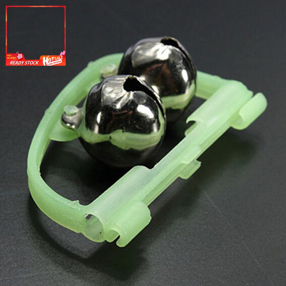 Set 2 Chuông Báo Cá Cắn Câu Dạ Quang Gắn Cần Câu Cá Tiện Dụng