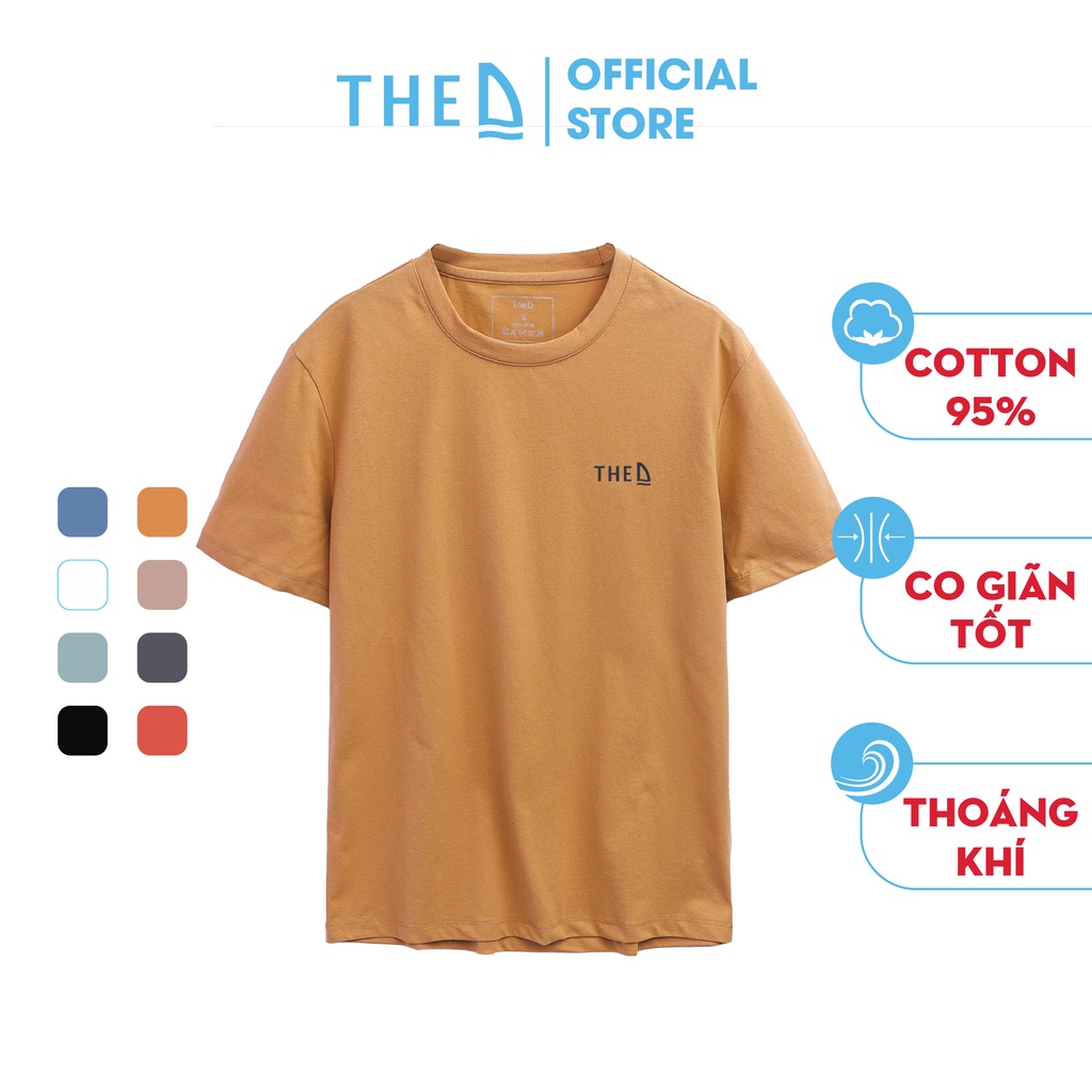 Áo Phông Nam The D Cổ Tròn Dáng Regular Fit, Chất Liệu Cotton Mềm Mịn, Thấm Hút Mồ Hôi Tốt AP 9910 | BigBuy360 - bigbuy360.vn