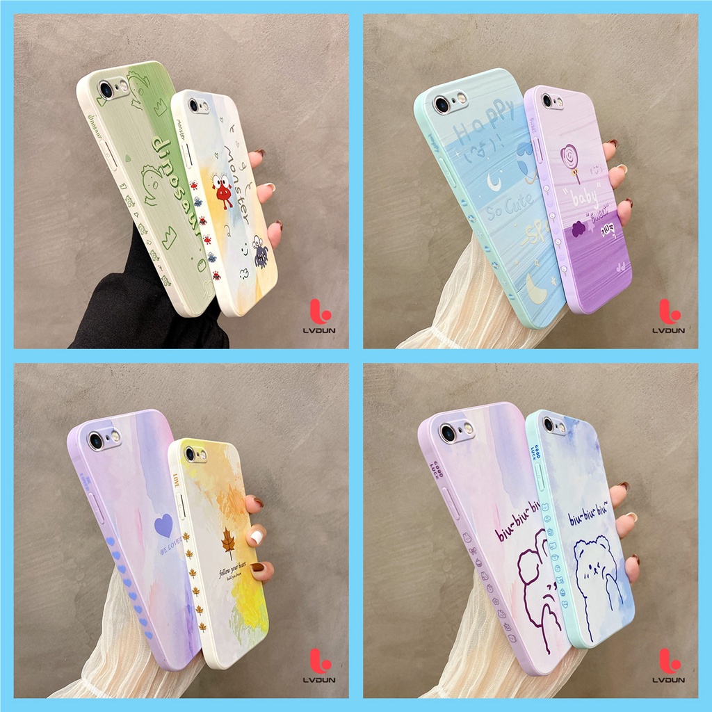 ốp lưng iPhone 6 lovely case i6S i6Plus i6SPlus i7 i8 i7Plus i8Plus iXR iX XS soft silicone case bear cute rabbit