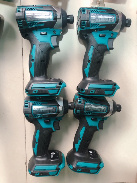 Trọn bộ makita xdt 14 pin đóng mới 5ah có báo pin