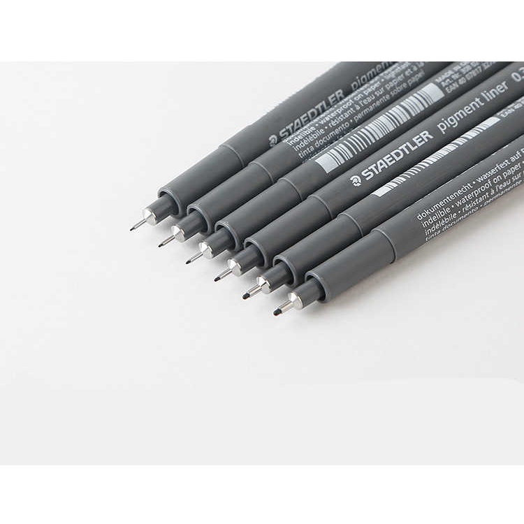 [Lộc's Art Store] Bút liner,bút kim kỹ thuật  STAEDTLER (0.1-0.8mm) kháng nước