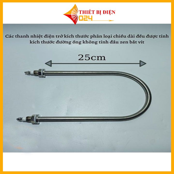 Thanh Nhiệt Điện Trở Chữ U Chân Rộng Háng Rộng Đun Nước Linh Kiện Nồi Phở