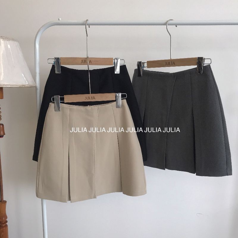 [Mã SKAMCLU7 giảm 10% tối đa 50K đơn 0Đ] JULIA/chân váy xếp li vạt 2016