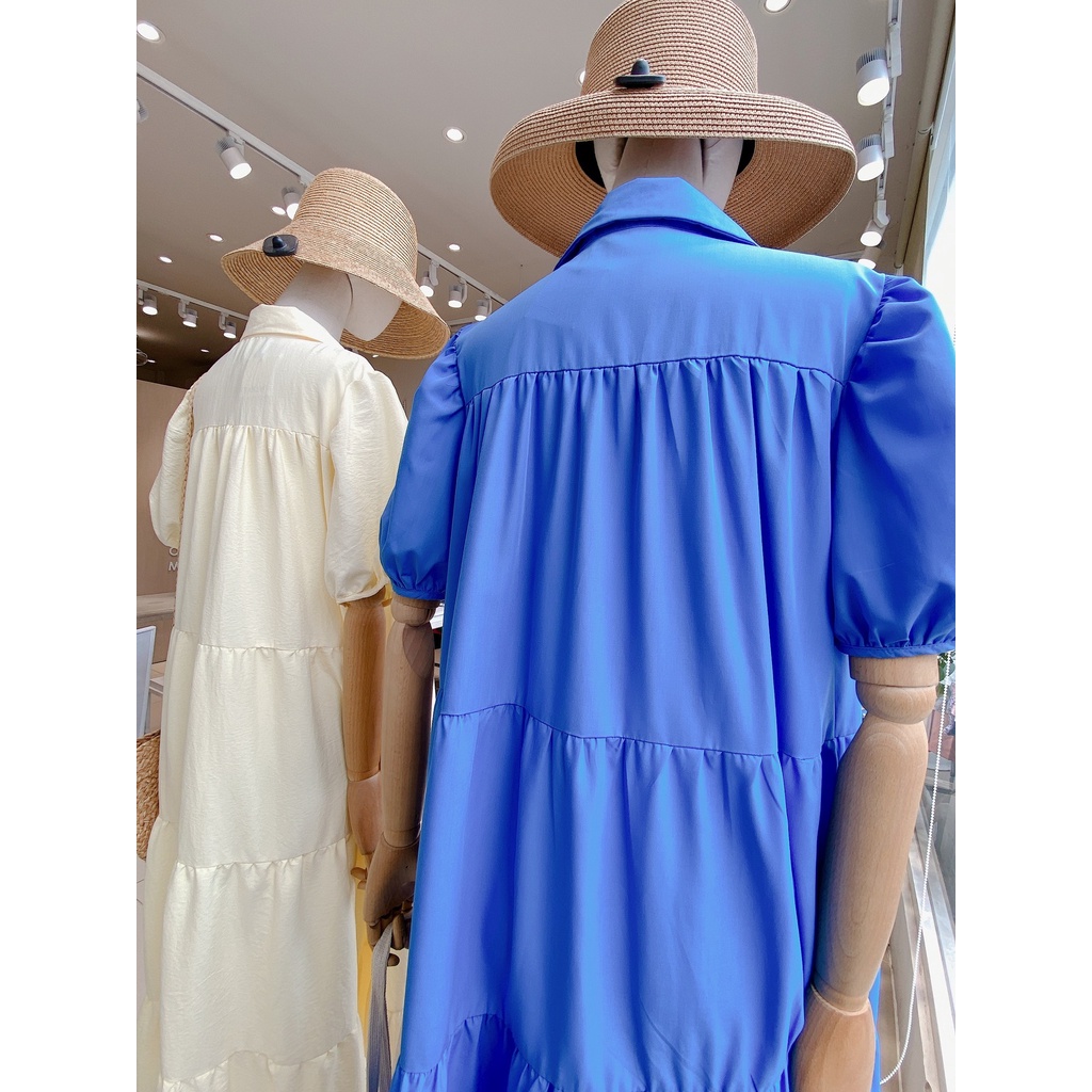 Đầm babydoll dài nhiều tầng bồng bềnh MIEU - JS12