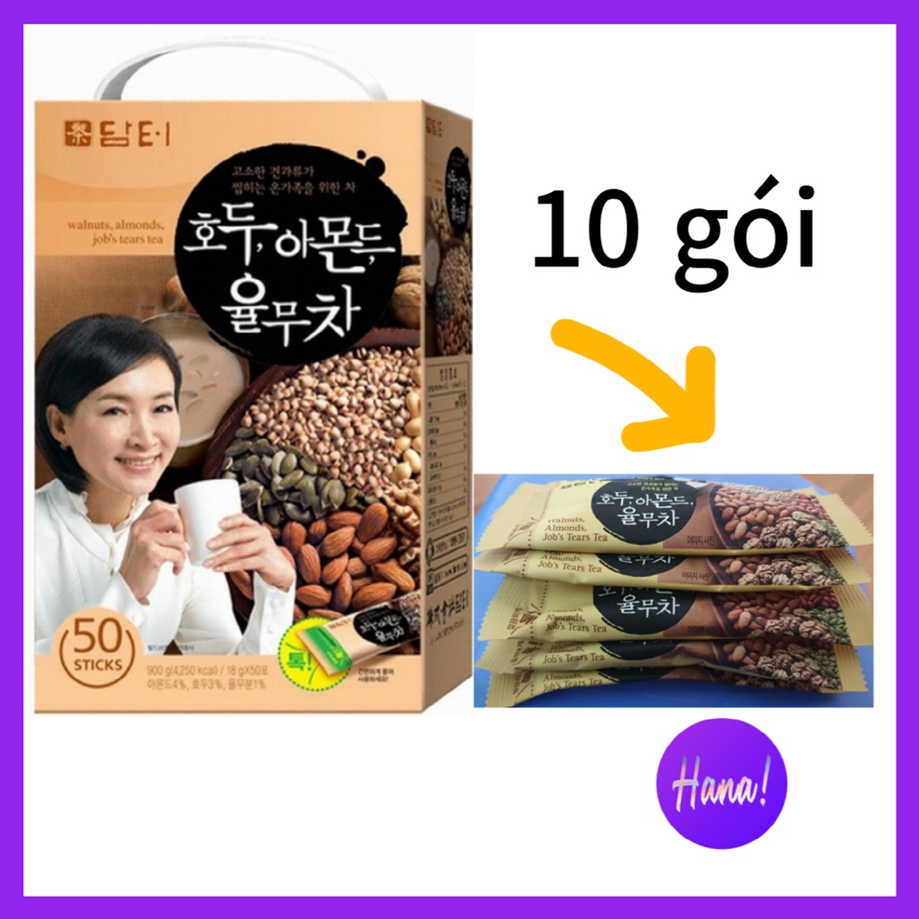 Bột Ngũ cốc các loại hạt bà già Damtuh Hàn quốc 10 gói