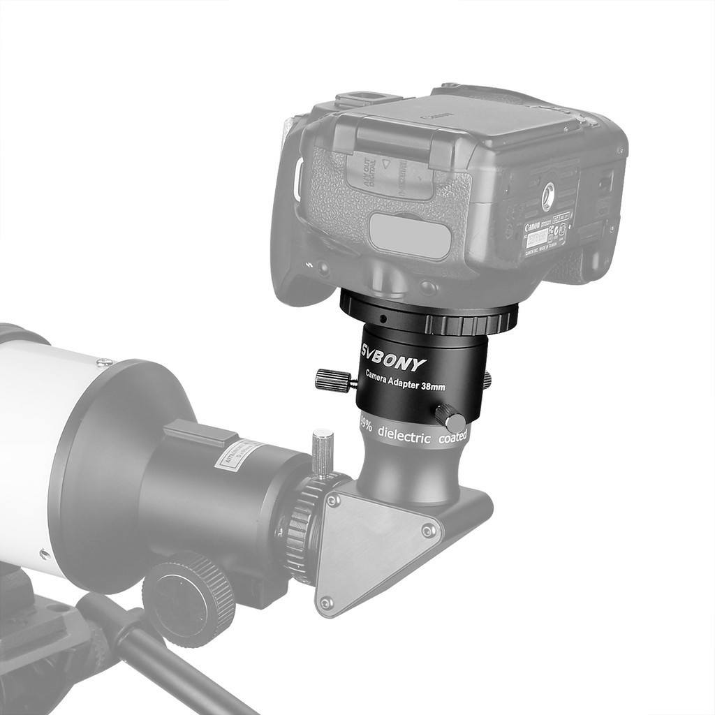 Ngàm Nối Máy Ảnh SVBONY SV186 T2 OD 38mm Cho Chụp Ảnh Thị Kính SLR & DSLR Với Vòng Chữ T Canon/Nikon