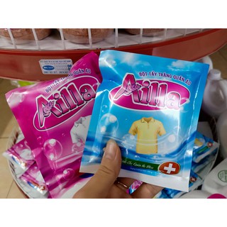 BỘT TẨY QUẦN ÁO TRẮNG AILLA GÓI 10OGR