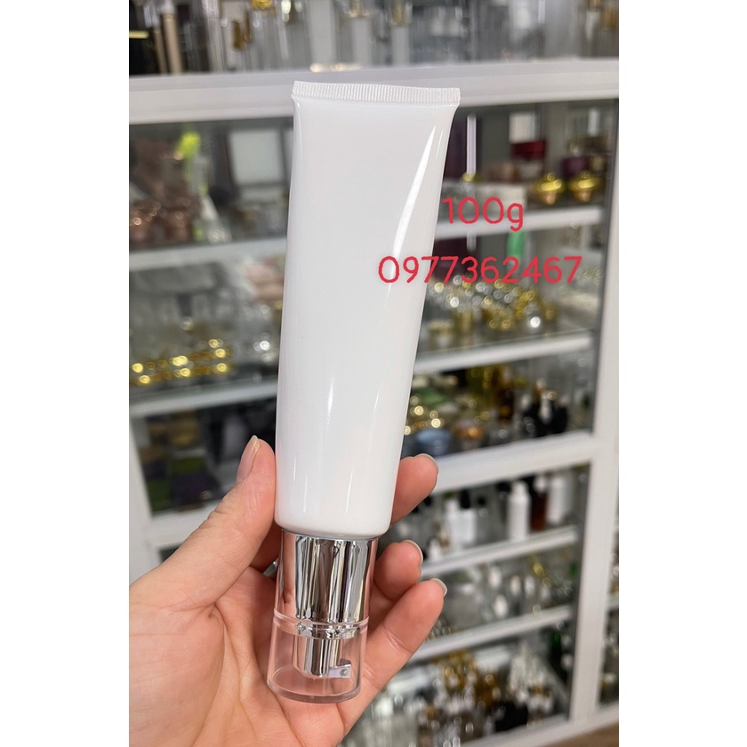 Tuýp đựng kem chống nắng, sữa rửa mặt ,  TUÝP ĐẦU BƠM BẠC 30g, 50g, 100g