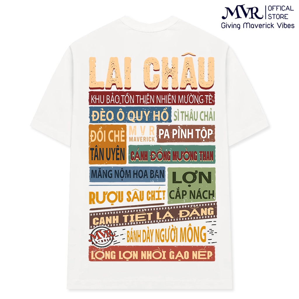 Áo thun Unisex phông cotton Lai Châu ao cặp gia đình fact UNDER MVR BB4124