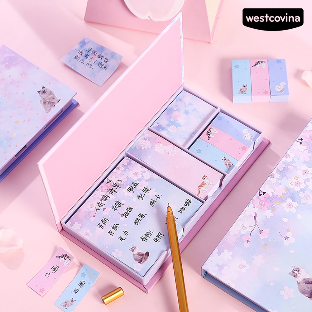 [Hot]✍Set 6 Tấm Giấy Dán Ghi Chú Lên Kế Hoạch Tiện Dụng