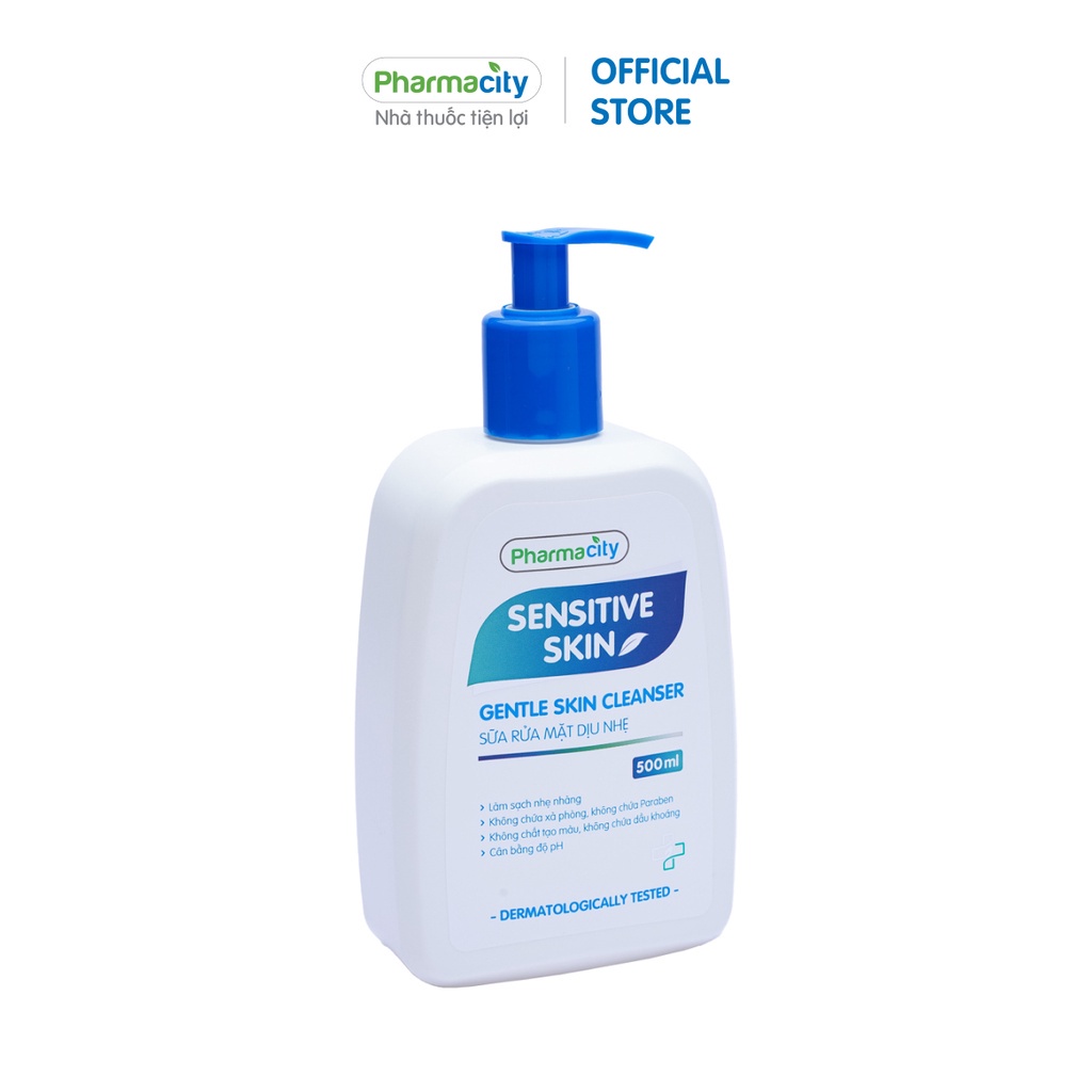Sữa Rửa Mặt Pharmacity Dịu Nhẹ, Không Tạo Bọt, An Toàn Với Da