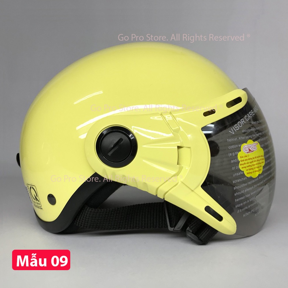 [CHÍNH HÃNG] Mũ Bảo Hiểm GRS A33K Chuẩn Quatest