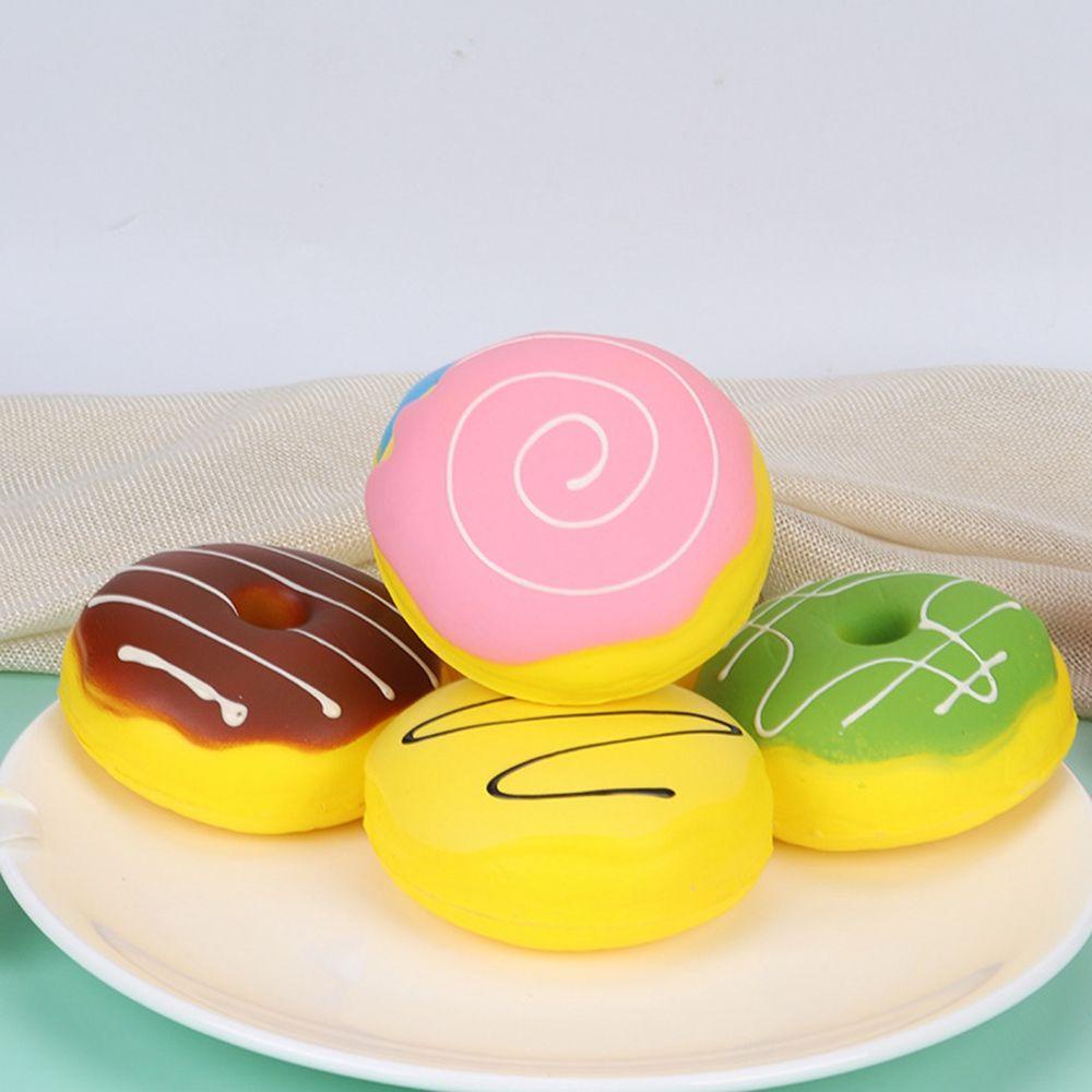 YIYU 1 Đồ trang trí Bánh Donut Đồ Chơi Có Hương Thơm Cho Bé Yêu Tyrler1 PU