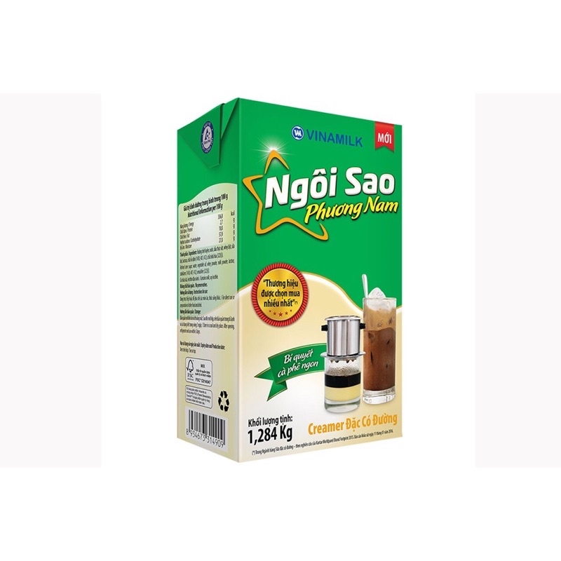 Sữa đặc có đường Ngôi Sao Phương Nam xanh lá