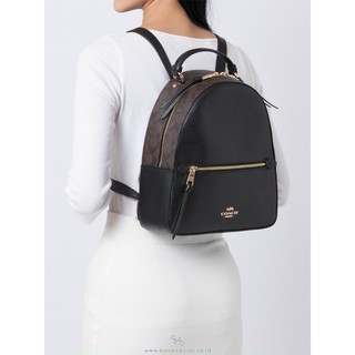 Balo Coach da thật pha canvas xịn xò