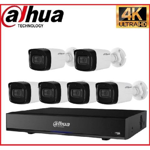 Trọn gói Camera Cao cấp 4K 01 - 6 camera Dahua (8MP)