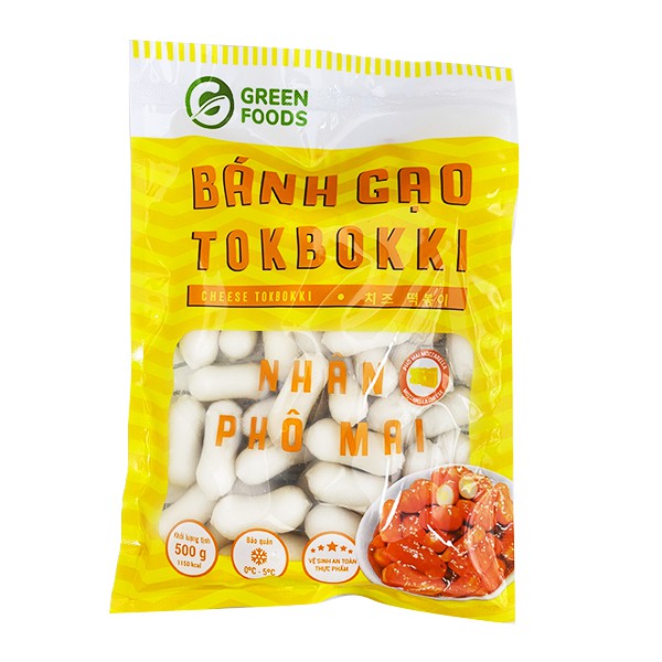 Bánh Gạo Hàn Quốc Tokbokki Nhân Phô Mai