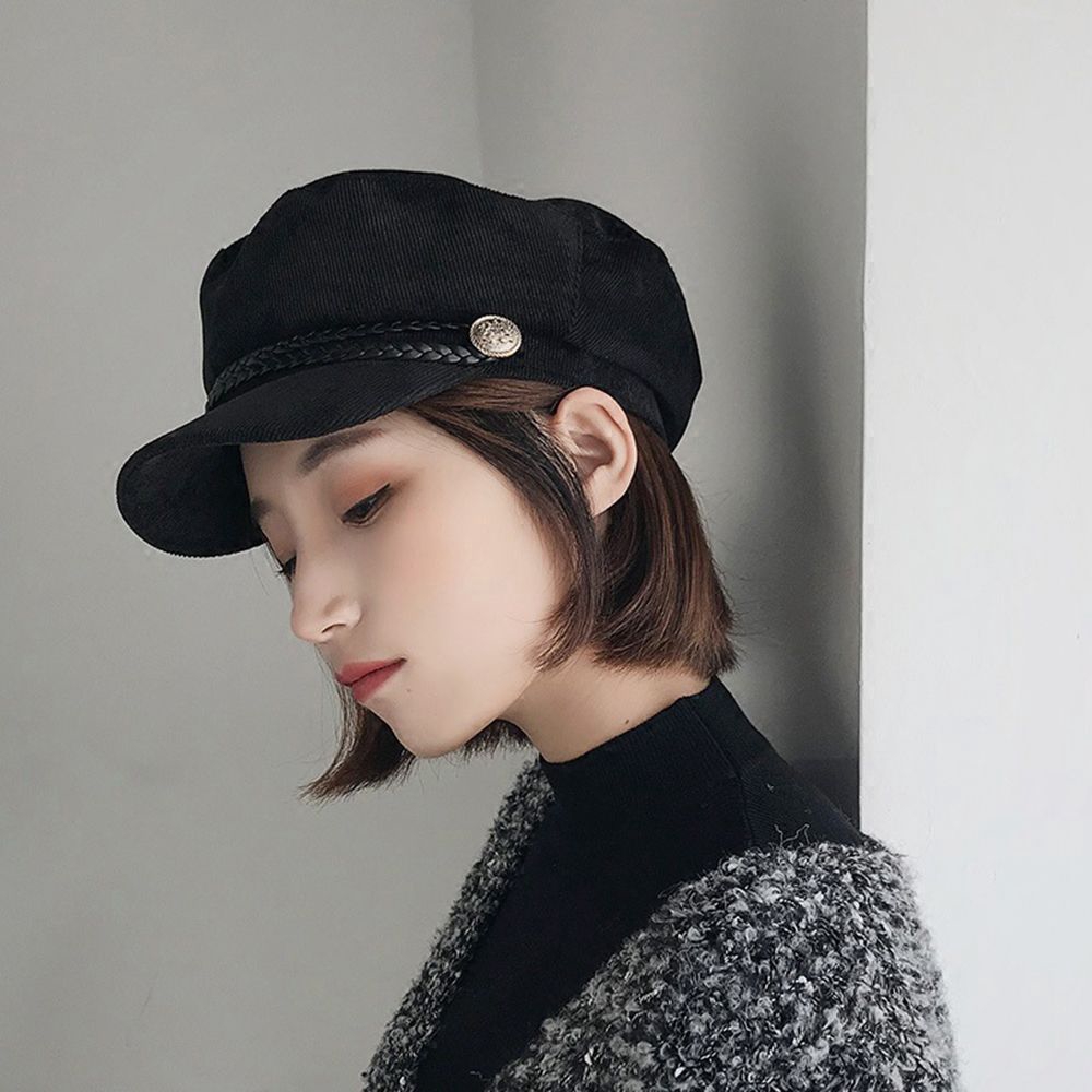 Nón beret phong cách retro thời trang cho nữ