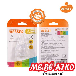 Núm vú Wesser Cổ hẹp size M