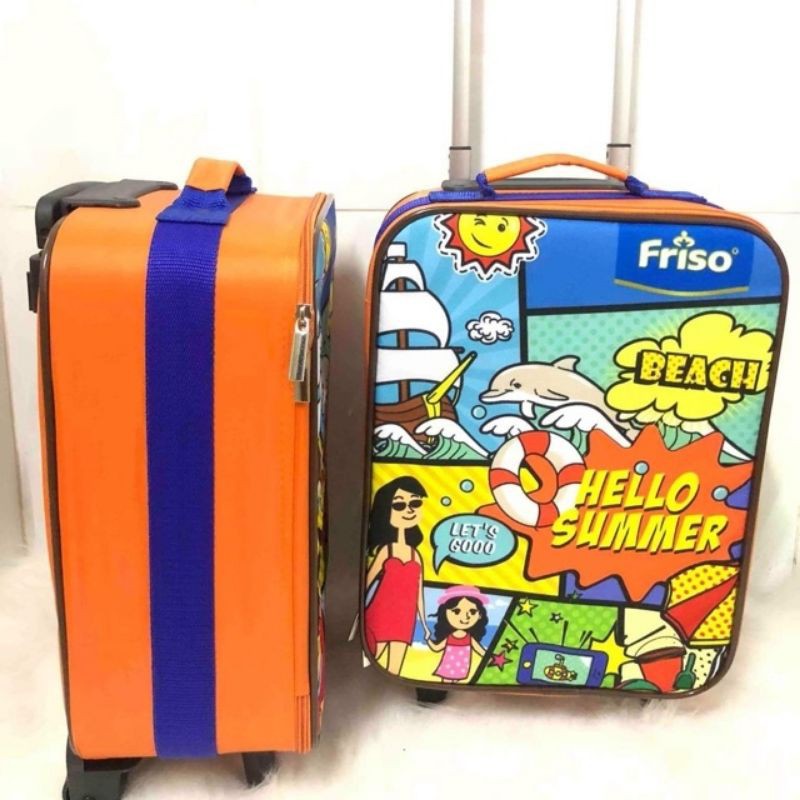 Thanh lí vali kéo du lịch cho bé 35cmx27cmx15cm mới 90%