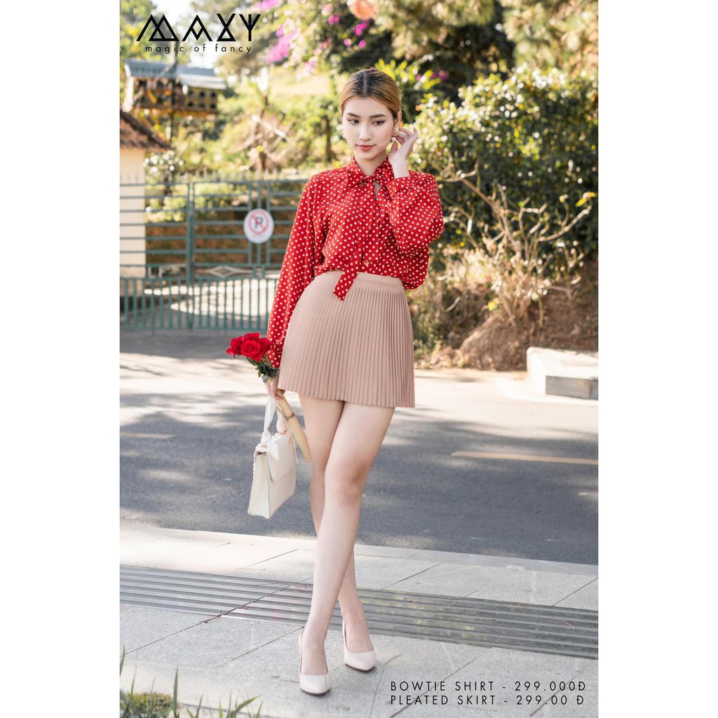 Quần váy xếp li pleated skirt Maxy Workshop | BigBuy360 - bigbuy360.vn