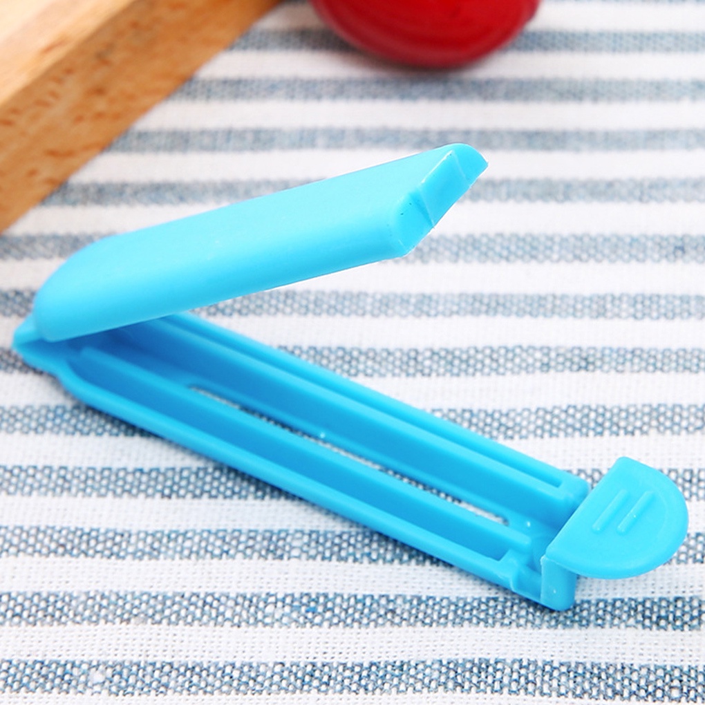 Set 10 Kẹp Miệng Túi Thực Phẩm Bằng Nhựa Màu Sắc Ngẫu Nhiên