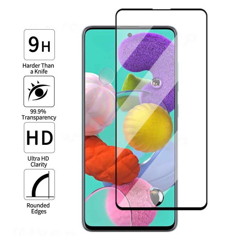 Kính cường lực bảo vệ cho Samsung A51 A71 Galaxy A 51 50 A8 J3 A52 A50 A72 A70 A31 A32 A30 A20 A10 M31S M12 M21 S20
