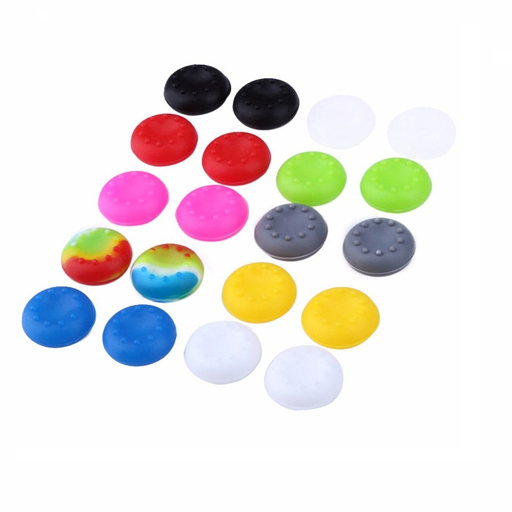 Bộ 10 nút bọc núm điều khiển bằng silicon nhiều màu sắc cho tay cầm chơi game XBOXONE/ 360/ PS4/3